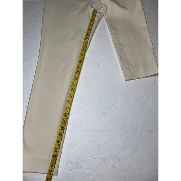 Lauren Ralph Lauren Pull On Chino Pants Women’s Size 8 Side Zip Elastic Waist - Picture 3 of 8